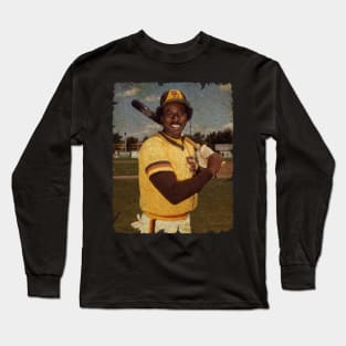 Garry Templeton in San Diego Padres Long Sleeve T-Shirt